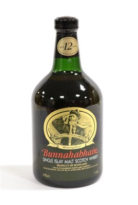 Lot 2335 - Bunnnahabhain 12 Year Old Single Islay Malt Scotch Whisky 40% 1 litre (one bottle)   From a...