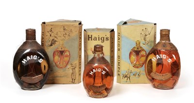 Lot 2354 - Haig's Dimple Scotch Whisky, 1950s bottling with spring cap, 70° proof, two full size bottles...
