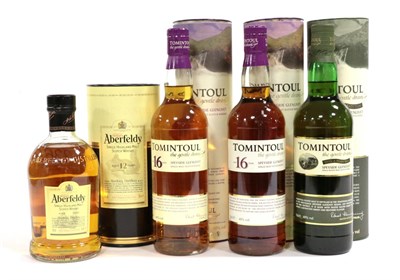 Lot 2369 - Tomintoul 16 Year Old Single Malt Scotch Whisky 40% 70cl (two bottles), Tomintoul With A Peaty Tang