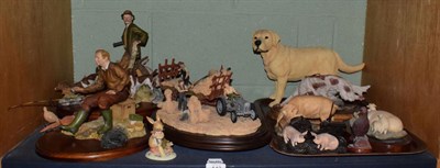 Lot 143 - A collection of Country Artists, Sherat and Simpson, foreign and other animal figurines