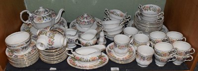 Lot 146 - A Royal Albert/Paragon 'Country Lane' pattern porcelain tea and dinner wares (qty)