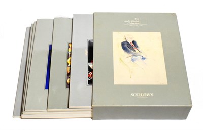 Lot 232 - The Andy Warhol Collection April 23-May 3 1988 Sotheby's New York, six catalogues with case