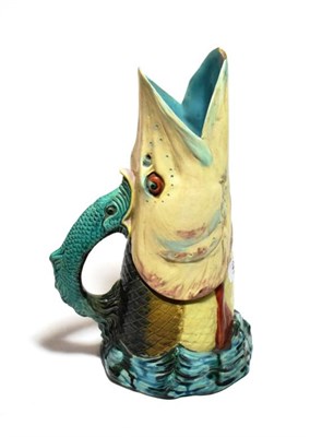 Lot 241 - A Royal Worcester novelty jug in the form of a Pike (a.f.)