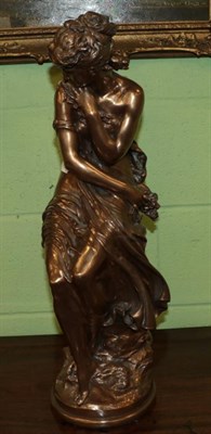 Lot 266 - After Moreau, a reproduction figure of a classical maiden