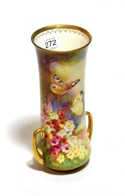 Lot 272 - A Royal Doulton vase, handpainted and signed J. Price