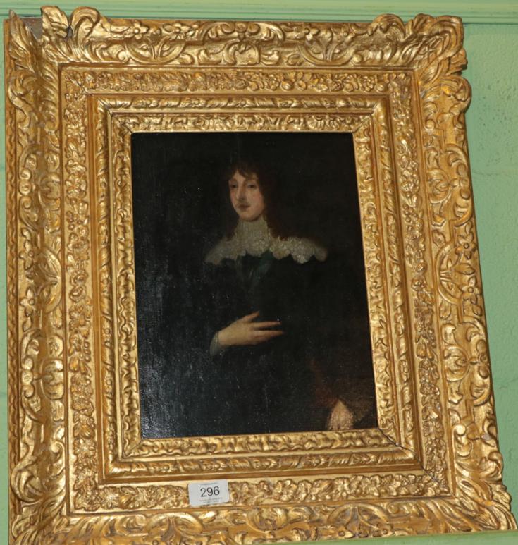 Lot 296 - British School (18th century) Portrait of the Duke of Gloucester, oil on panel, 29.5cm by 22.5cm