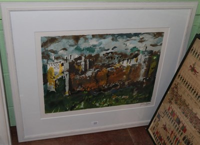 Lot 334 - A John Piper print of a Welsh Castle