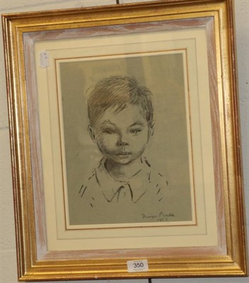 Lot 350 - Mervyn Peake (1911-1968) Portrait of Christopher Peake, signed and dated 1952  Provenance:...