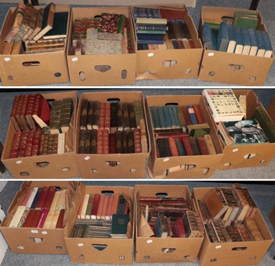 Lot 1103 - ^ Twelve boxes of books, including works on 18th century English literature and poetry, some...