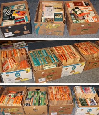 Lot 1106 - ^ Twelve boxes of predominantly Penguin published fiction and non-fiction paperback books
