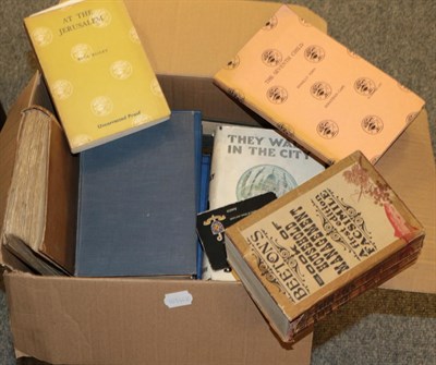 Lot 1107 - A box of various books including cooking reference and novels