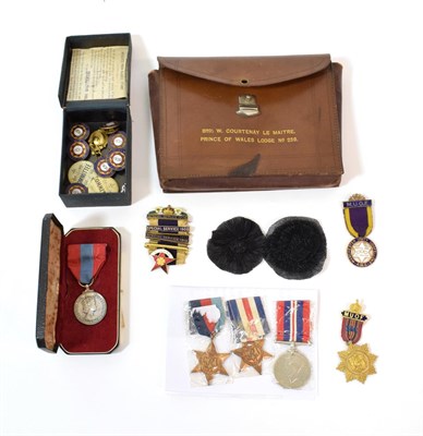 Lot 11 - A Second World War Trio, comprising 1939-45 Star, France and Germany Star and War Medal, awarded to