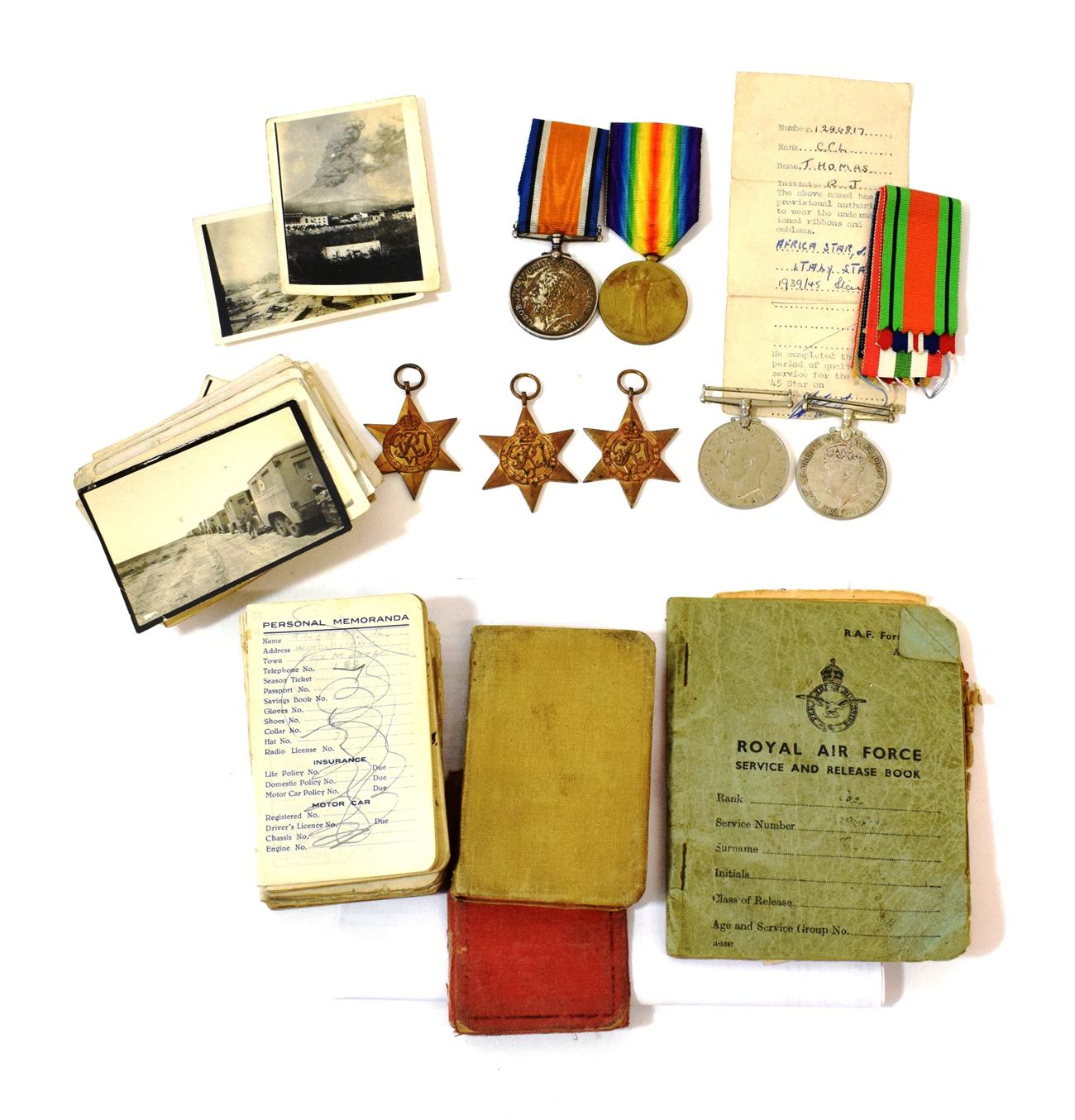 Lot 18 - A Second World War Group of Five Medals, awarded to 1296817 Corporal Roderick James Thomas,...