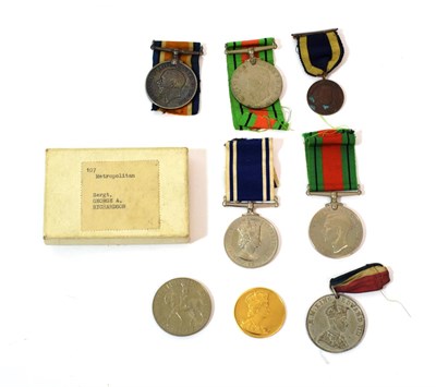Lot 38 - A Police Long Service and Good Conduct Medal, (George VI), awarded to SERGT.GEORGE...