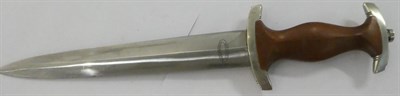 Lot 141 - A German Third Reich SA Dagger, the blade etched, ''Alles für Deutschland'', with maker's logo for