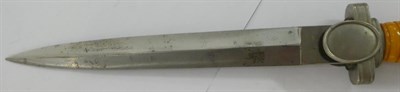 Lot 145 - A German Third Reich DRK (Deutsches Rotes Kreuz) Officer's Dagger, with 24.5cm unmarked double edge