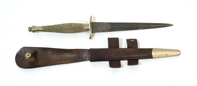 Lot 159 - A First Pattern Fairburn Sykes ''F-S'' Fighting Knife by Wilkinson Sword Ltd., the 17cm double edge