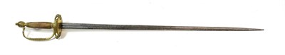 Lot 177 - An 18th Century Continental Sword, each side of the 79cm double edge steel blade engraved with...