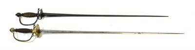 Lot 178 - An 18th Century Small Sword, the 81cm triangular section tapered and fullered steel blade...