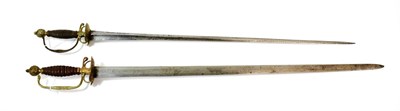 Lot 184 - An 18th Century Small Sword, the 73cm triangular section steel blade engraved with strapwork...