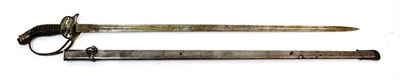 Lot 199 - A Prussian Model 1889 Pattern Infantry Officer's Degan Sword by Carl Eickhorn, the 76cm single edge