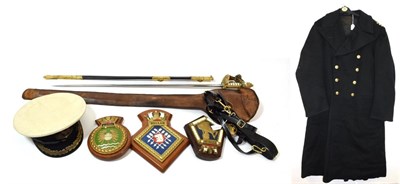 Lot 227 - A George VI Naval Officer's 1827 Pattern Sword, the 79.5cm steel blade crisply etched with...