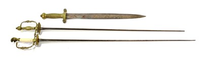 Lot 235 - A French M1831 Infantry Sword (Gladius), the 48cm leaf shape steel blade stamped TALABOT...