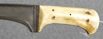Lot 249 - An Early 19th Century Indo Persian Pesh Kabz, with 26cm single edge T section steel blade, with...
