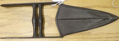Lot 249 - An Early 19th Century Indo Persian Pesh Kabz, with 26cm single edge T section steel blade, with...