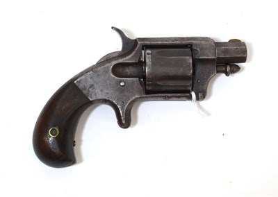 Lot 305 - A U.S. Whitneyville .38 Rimfire Five Shot Snub-Nose Pocket Revolver, numbered 1954, the left...