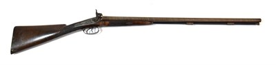 Lot 331 - A 19th Century 16 Bore Side by Side Double Barrel Percussion Sporting Gun, with 76cm browned...