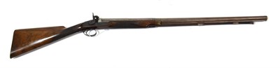 Lot 332 - A 19th Century 10 Bore Single Barrel Percussion Sporting Gun by Keep Bros., the 80cm twist...