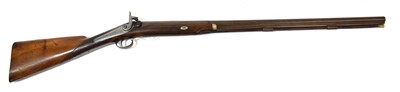 Lot 333 - A 19th Century 12 Bore Single Barrel Percussion Sporting Gun, the 79.5cm browned twist barrel...