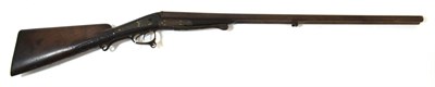 Lot 342 - A 19th Century Bohemian Double Barrel Pinfire Sporting Gun by M Mach, Prague, the 74cm...