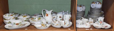 Lot 208 - An extensive collection of Royal Worcester 'Eavesham' wares to include plates, tureens,...