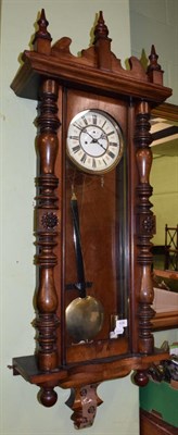 Lot 438 - A Vienna type wall clock