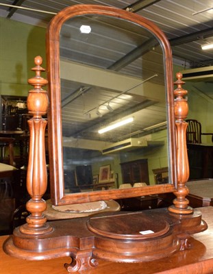 Lot 481 - A Victorian dressing table mirror