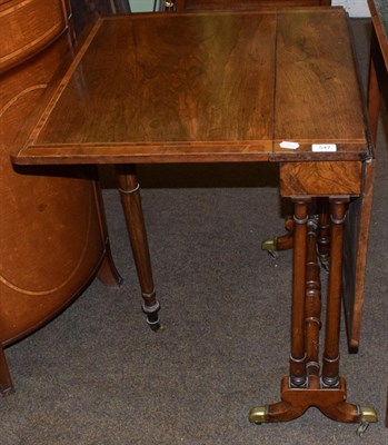 Lot 547 - A Regency rosewood and crossbanded Sutherland table