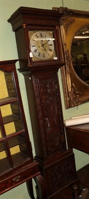 Lot 557 - An eight day longcase clock signed Peter Walker, St Katharines Fecit, early 18th century, five...