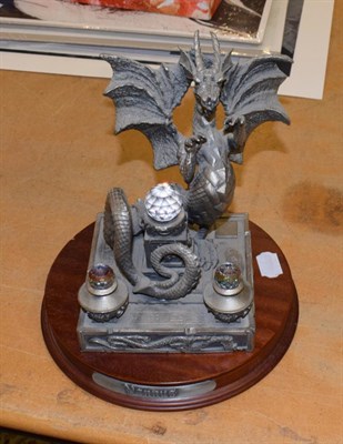 Lot 319 - Myth and Magic, 'Vannus' on wooden base, with certificate of authenticity