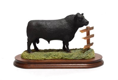 Lot 6 - Border Fine Arts 'Aberdeen Angus Bull' (Style One), model No. L59 by Ray Ayres, limited edition...