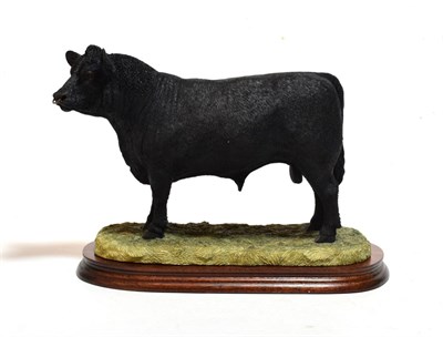 Lot 7 - Border Fine Arts 'Aberdeen Angus Bull' (Style Three), model No. B0773 by Jack Crewdson, limited...
