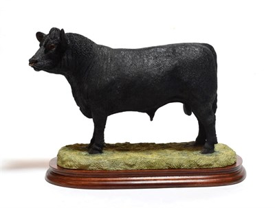 Lot 8 - Border Fine Arts 'Aberdeen Angus Bull' (Style Three), model No. B0773 by Jack Crewdson, limited...