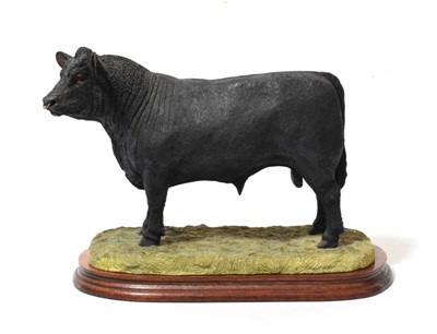 Lot 9 - Border Fine Arts 'Aberdeen Angus Bull' (Style Three), model No. B0773 by Jack Crewdson, limited...