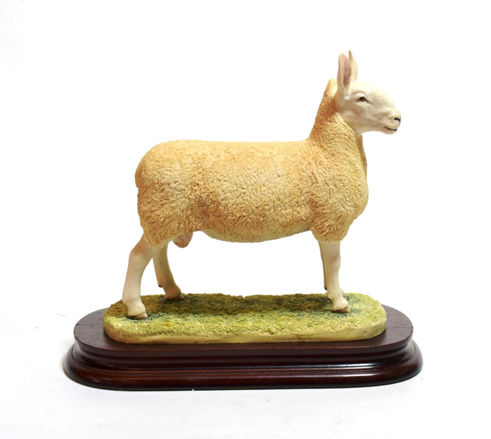 Lot 35 - Border Fine Arts 'Border Leicester Tup', model No. L163 by Ray Ayres, limited edition 731/950,...