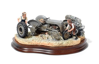 Lot 41 - Border Fine Arts 'Changing Times' (Ford Ferguson 9N), model No. B0912 by Ray Ayres, on wood...