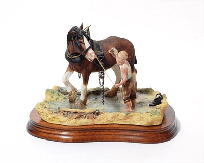 Lot 50 - Border Fine Arts 'Cooling His Heels', model No. B0770 by Ray Ayres, limited edition 100/1500,...