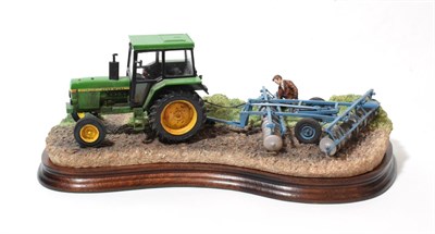 Lot 58 - Border Fine Arts for John Deere 'Greasing the Wheels', model No. B1144 by Ray Ayres, limited...