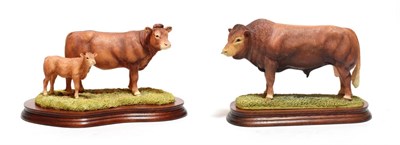 Lot 93 - Border Fine Arts 'Limousin Bull' (Style One), model No. L32, limited edition 1361/1500 and...