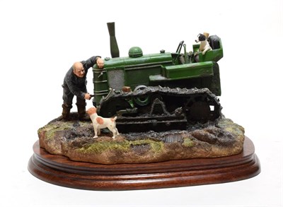 Lot 126 - Border Fine Arts 'Starts First Time' (Fowler Diesel Crawler Mark VF), model No. B0702 by Ray Ayres